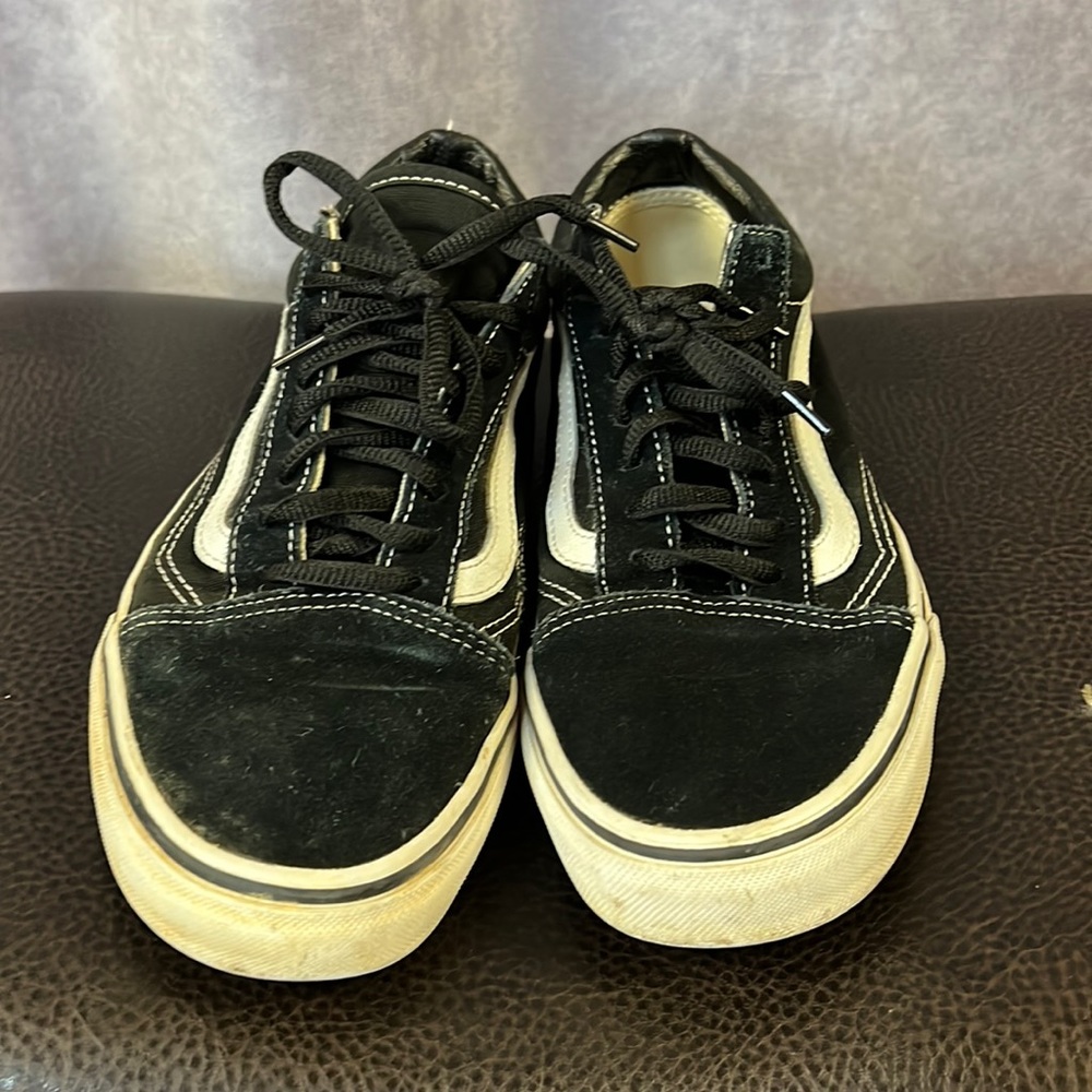 Old School Black & White Vans Men’s - 7